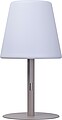 Vonku lampa s možnosťou zmeny farby, biela
