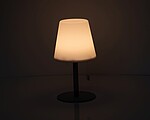 Vonku lampa s možnosťou zmeny farby, biela