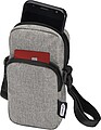 WARIA Crossbody taštička na telefón s nastaviteľnými popruhmi, sivá