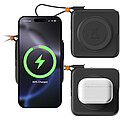 Xtorm TravelPro 30W cestovná nabíjačka 3 v 1 s kapacitou 10 000 mAh, čierna