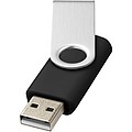 Základné USB Rotate, 2 GB, strieborná/čierna