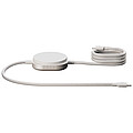 Zens Pro 2 140W nabíjací kábel 2 v 1 s USB-C, biela