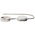 Zens Pro 2 140W nabíjací kábel 2 v 1 s USB-C, biela