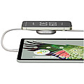 Zens Pro 2 140W nabíjací kábel 2 v 1 s USB-C, biela
