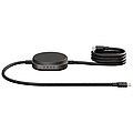 Zens Pro 2 140W nabíjací kábel 2 v 1 s USB-C, čierna