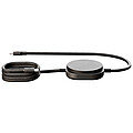 Zens Pro 2 140W nabíjací kábel 2 v 1 s USB-C, čierna