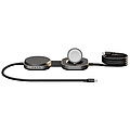 Zens Pro 3 140W nabíjací kábel 3 v 1 s USB-C, čierna