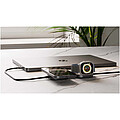 Zens Pro 3 140W nabíjací kábel 3 v 1 s USB-C, čierna