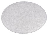 ZESETO Filcový sedací vankúš, O35 cm, sivá