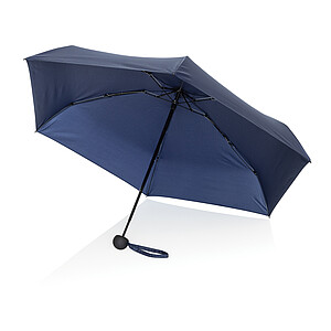 19,5" super mini manuálny dáždnik z 190T pongee, námornícka modrá