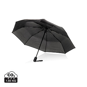 21" auto open/close Swiss Peak dáždnik z RPET Aware™, čierna