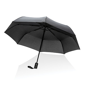 21" auto-otvárací/zatvárací dáždnik Impact z 190T RPET AWARE™, čierna