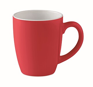 300 ml keramický hrnek v kartonovém dárkovém boxu, červená