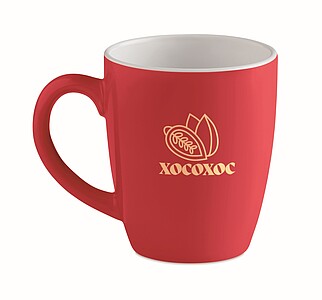 300 ml keramický hrnek v kartonovém dárkovém boxu, červená