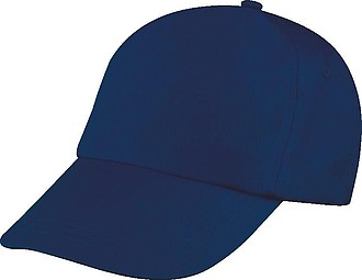 5 panelová šiltovka, tmavomodrá