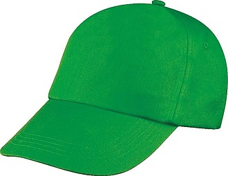 5 panelová šiltovka, zelená