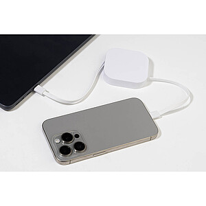 60W kabel RABS USB-C, bílá