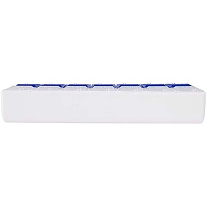 7denní multivitaminový organizér ráno/večer, modrá