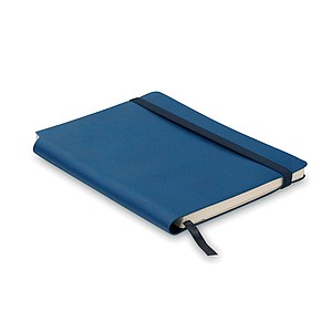 A5 zápisník s měkkými deskami, 80 linkovaných stránek, modré