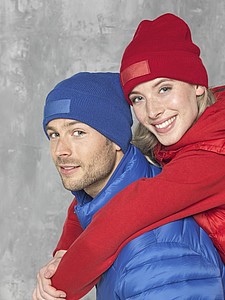 Akrylová čiapka Boreas predĺženého tvaru (beanie), tmavohnedá