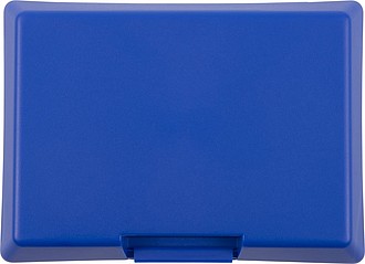 ALAMOSA Plastová obědová krabička, modrá - reklamní předměty