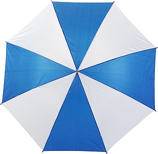 ALLEY Deštník s osmi barevnými panely, rozměry 102 x 84 cm, modrý - reklamní deštníky