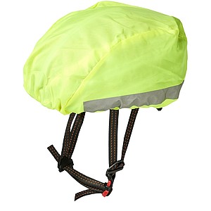 ALPIN Reflexný a vodeodolný kryt prilby pre cyklistov, fluorescenčná žltá