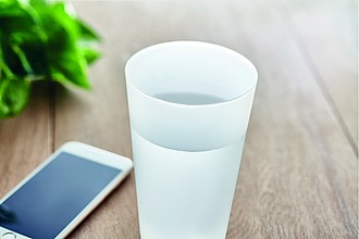 AMONDE Plastový kelímek, 500 ml, transparentní