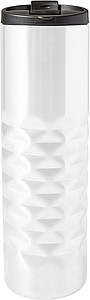 ANADOLA Nerezový termohrnček, objem 460 ml, biely