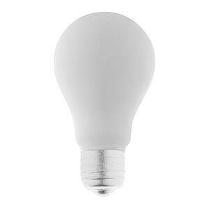 Antistresový míček ve tvaru žárovky z PU pěny, žlutá