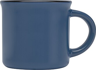 ARIKAN Keramický hrnek v retro stylu, 240 ml, námořní modrá