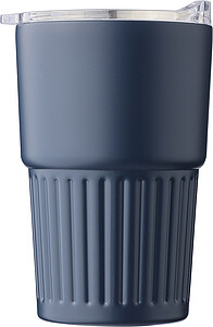 ARIOS Dvoustěnný cestovní termohrnek z recyklované nerezové oceli 450 ml, modrá