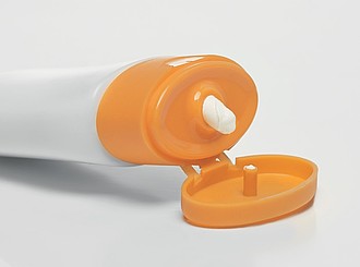 ATADAN Opalovací mléko s karabinkou SPF 30, objem 30 ml, oranžová