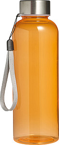 AUBARIO Tritanová láhev o objemu 500 ml s poutkem, oranžová
