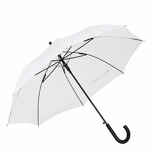 Automatický větru odolný deštník, bílý, pr. 103 cm