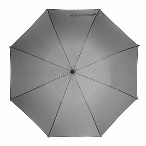 Automatický větru odolný deštník, světle šedý, pr. 103 cm