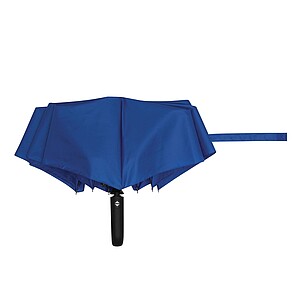 Automatický větruodolný kapesní deštník, modrá