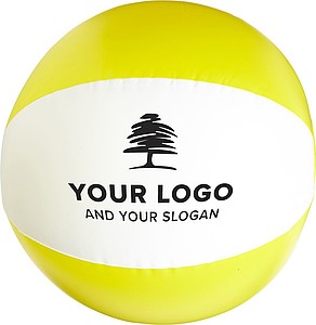 BALON Nafukovací míč, prům. 25 cm, žlutá