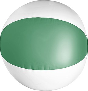 BALON Nafukovacia lopta, priemer 25 cm, stredne zelená