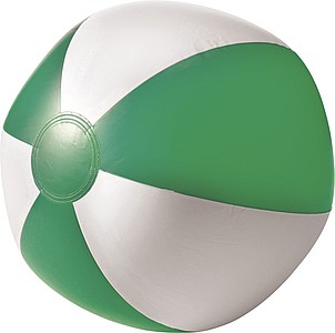 BALON Nafukovacia lopta, priemer 25 cm, stredne zelená