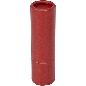 Balzám na rty s vanilkovým aroma, papírový obal, červený