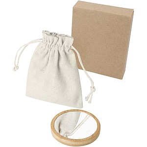 Bambusové zrcátko, béžová