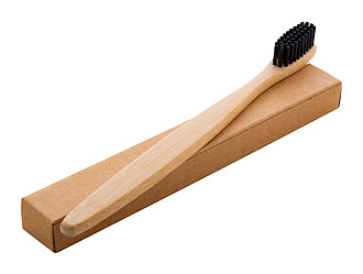 Bambusový kartáček na zuby s černými štětinami