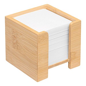 Bambusový zásobník lístkov na poznámky, 900 lístkov