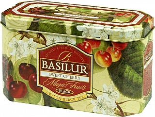 BAMDA - Basilur Magic Sweet Cherry plech 20x2g - reklamní předměty