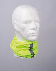 Bandana s reflexními pruhy, fluožlutá