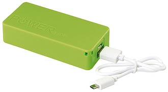 BANKSY Powerbanka, kapacita 4000mAh, zelená