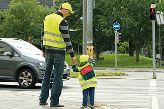 BARADIK Dětská kšiltovka 6- ti panelová s reflexními prvky, žlutá
