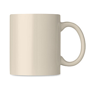 Barevný keramický hrnek 300ml, béžová
