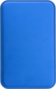 BARINDA Hliníková solární powerbanka s kapacitou 4000 mAh, modrá